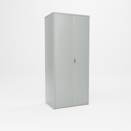 Pucel Heavy Duty Storage Cabinet, 36 in W x 84 in H x 24 in D, Gray HDSC-3684-24-4