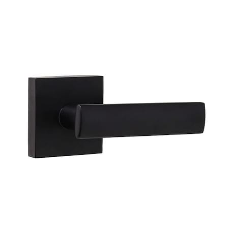 Weslock Utica Lever Passage Lock with Adjustable Latch and Full Lip Strike Matte Black Finish 007003232FR20