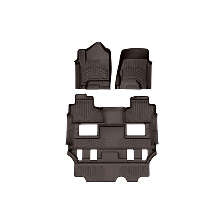 Weathertech Cocoa, Front and Rear FloorLiner HP 47607-1-7IM