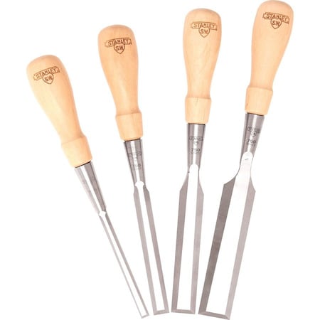 Stanley 4 Piece Sweetheart Socket Chisel Set with Pouch 16-791