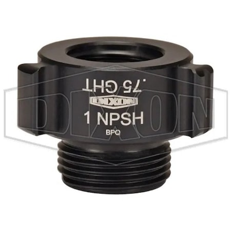Dixon Style N37 Increaser/Reducer Rocker Lug Hydrant Adapter, 3/4 x 1 in, Female Garden Hose Thread x MNPS N37-07G10S
