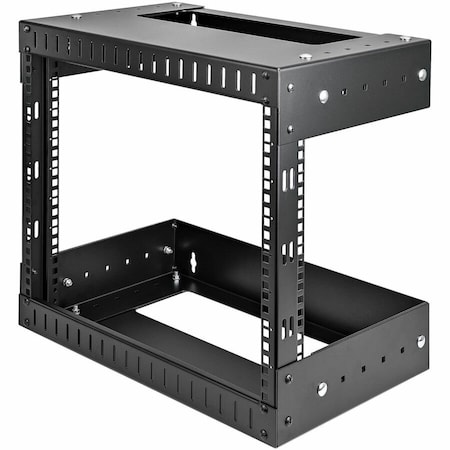Startech.Com 8U Open Frame Wall Mount Equipment Rack - Adjustable Depth RK812WALLOA
