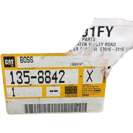 Caterpillar BOSS ASSEMBLY, CATERPILLAR OEM 1358842 1358842