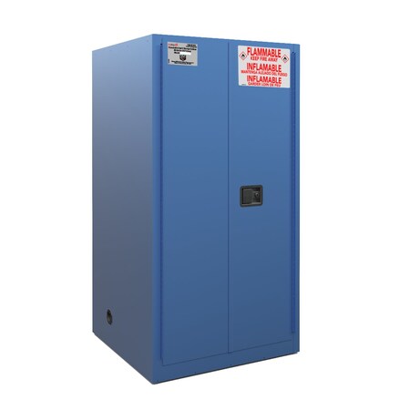 Fireking 60 Gal, Flammable Safety Cabinet, Auto-Close, Blue SC60-AC-B