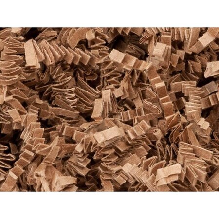 Nashville Wraps Natural Tan Kraft Crinkle Cut Shredded Paper, 8 oz Bag ZF08TA