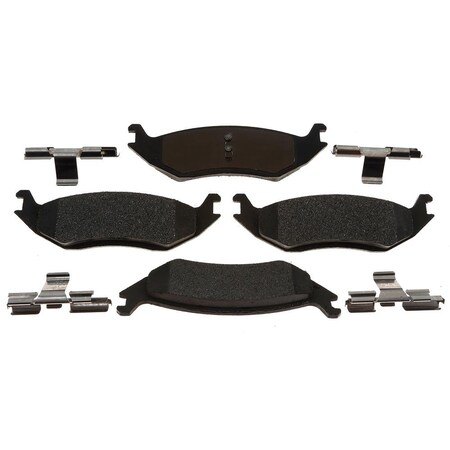 Acdelco PAD SET RR DISC BRK, Disc Brake Pad Set,  17D967SDH