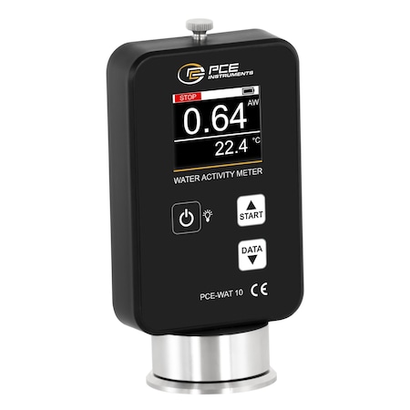 Pce Instruments Water activity meter, 0-1 aw with +/-0.02 aw and 14-140 deg. F temperature PCE-WAT 10