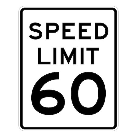 Sign Solutions Usa Traffic Sign, 24 in Width, Aluminum Sign, Vertical Rectangle DUS12HWT2430R2-160