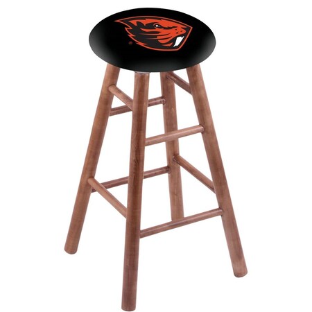 Holland Bar Stool Co Maple Counter Stool, Medium Finish, Oregon State Seat RC24MSMed