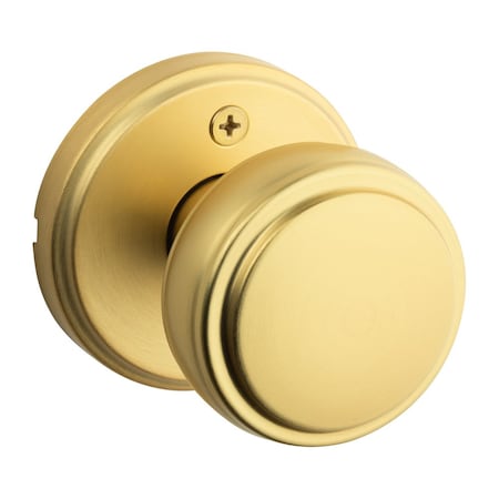 Kwikset Residential Door Knobs Half Dummy Reversible Satin Brass 788SOK-4