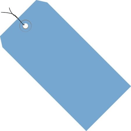 Partners Brand Shipping Tags, Pre-Wired, 13 Pt., 5 1/4" x 2 5/8", Dark Blue, PK1000 G11063A
