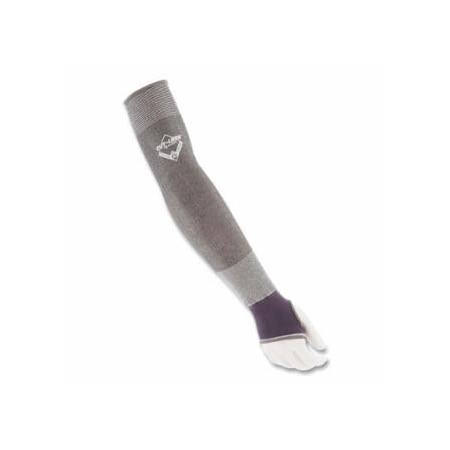 Cut-Less with Korplex Cut-Resistant Sleeve, with Thumb hole, 18 in, Elastic Closure, Gray, Cut A6, 24PK 472-31426-18THE