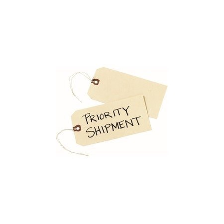 Avery Strung Shipping Tags, 11.5 pt. Stock, 6.25 x 3.13, Manila, 1000PK 12508