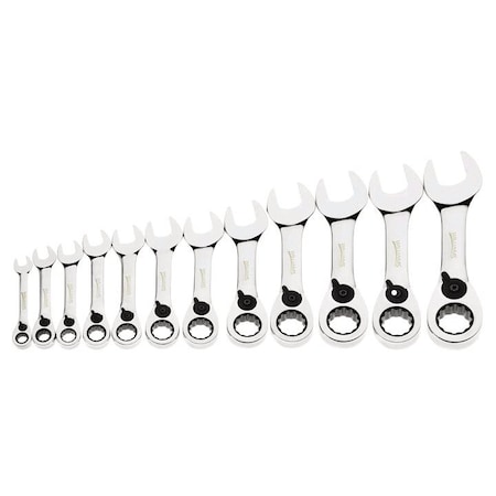 Williams Williams Combo Ratchet Wrench Set, Stubby 12 pcs. JHWMWS-12RCS