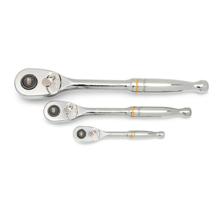 Gearwrench Teardrop Ratchet Set, 90 Tooth, 3PC 81310T