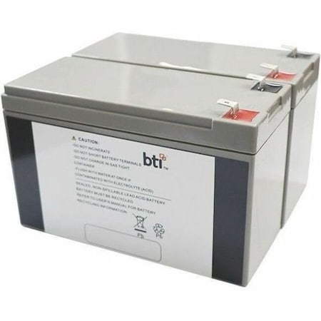 Battery Technology BTI 12V 2-CELL LEAD ACID UPS BATTERY FOR CYBERPOWER CP1200AVR, CP9 RB1270X2C-TAA