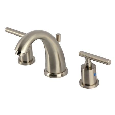 Kingston Brass Widespread Bathroom Faucet with Pop-Up Drain, Brushed Nickel KB8988CML