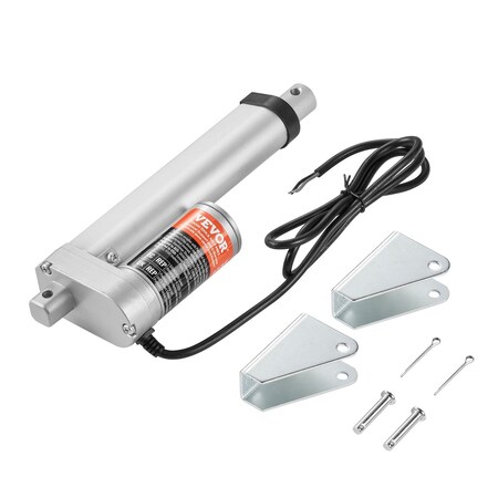 Vevor Linear Actuator 12V 4 Inch High Load 330lbs/1500N 0.19 in/s IP54 Protection OK648-1500N