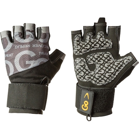 Gofit Pro Trainer Wrist Wrap Gloves (Medium) GF-GTCW-M