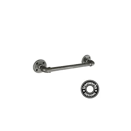 Ironwerks Designs 20" Black Towel Holder TOWEL-20