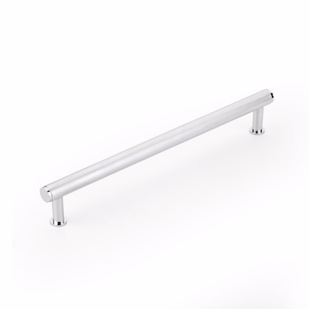 Schaub 12in Center to Center Pub House Knurled Appliance Pull Polished Chrome Finish 5012A-26