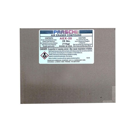 Paasche 25 Lb Aluminum Oxide - Fast Cutting Compound 240 Grit AEX-25