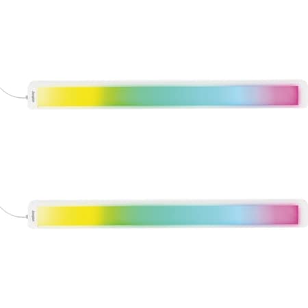 Energizer Smart 2'' W. x 12'' L. Under Cabinet RGB & IC LED Light Bar Kit Lights, 2PK EUC2-1000-RGB