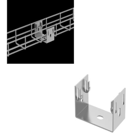 Kable Kontrol 2in Wide Side Floor Bracket KK-SFB-2-EZ