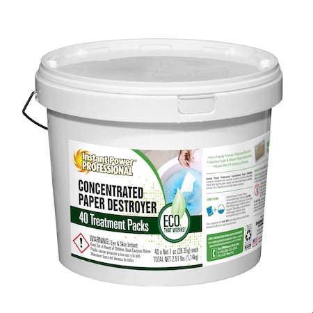 Instant Power Professional Concentrated Paper Destroyer, PK40 8895