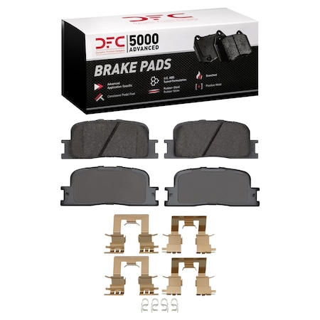 Dfc 5000 Advanced Disc Brake Pad Set,  1551-0885-01