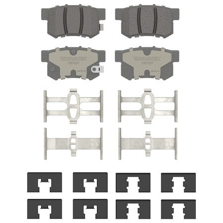 Wagner Brake OEX Rear Disc Brake Pad Set Premium Ceramic, OEX537
