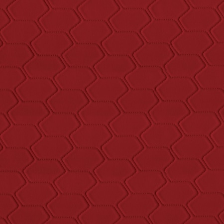 Seamtec Premium Patterned Vinyl, Faux Quilted Pattern, Home Dcor, Marine, Scarlet Sample SEAMGDGEOQ17M9X9