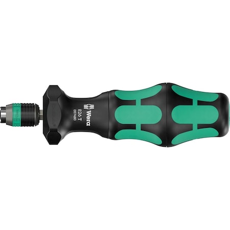 Wera 826 T Kraftform Turbo bitholding handle with Rapidaptor quick-release chuck, 1/4 in x 146 mm 5057480001