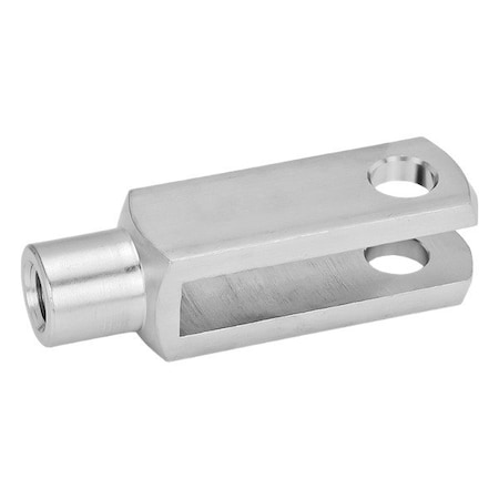 J.W. Winco Clevis Rod Ends, Stainless Steel, Plain 6NXBGS