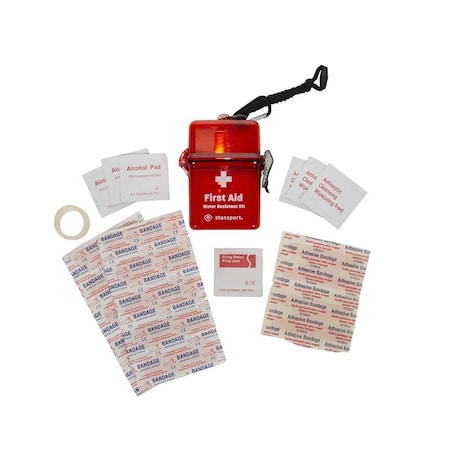 Stansport Emergency First Aid Kit, 29-Piece, Plastic 639