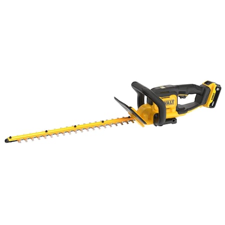 Dewalt Cordless Cordless Hedge Trimmer with Battery, Double-Sided 22 in L Blade DCHT821P1