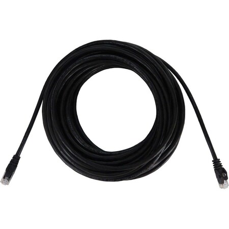 Eaton Tripp Lite Series Cat6a 10G Snagless Molded UTP Ethernet Cable RJ45 M/M, PoE, Black, 50 ft. N261-050-BK