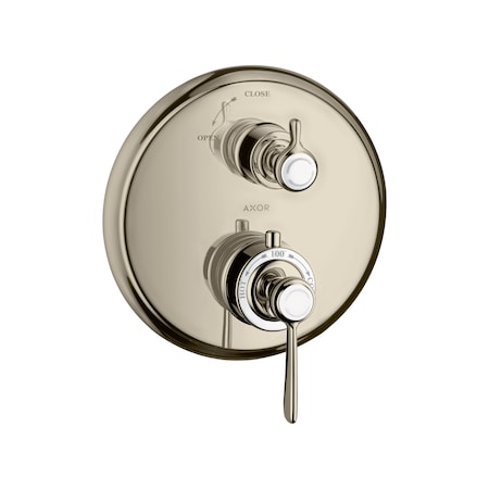 Axor Montreux Thermostatic Trim with Volume Control in Polished Nickel 16801831