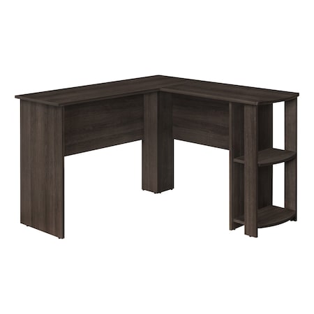 Homeroots 47" Brown Wood Corner Computer Desk 489883
