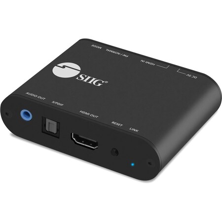 Siig HDMI AUDIO EXTRACTOR SPLITS INCOMING HDMI AUDIO SIGNAL TO STEREO AUDIO AND TOSLI CE-H24F11-S1