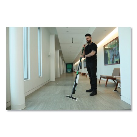 Unger Excella Finishing Pad, Microfiber, 20 in., White, 5PK UNGEF40F