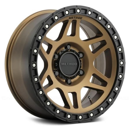Method Race Wheels 17 x 8.5 in. Bronze with Matte Black Lip Wheel MRWMR31278516900