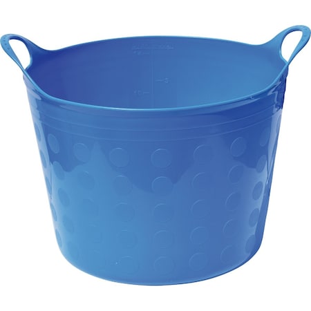 Tuff Stuff Products 16 Gal. Sky Blue Plastic Flex Tub F16-SBL