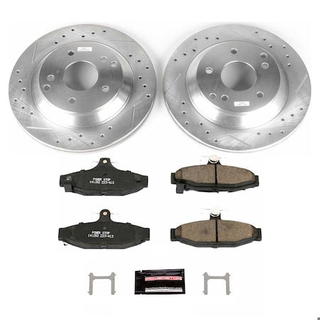 Powerstop REAR 1 CLICK BRAKE KIT W/ HARDWARE K1523