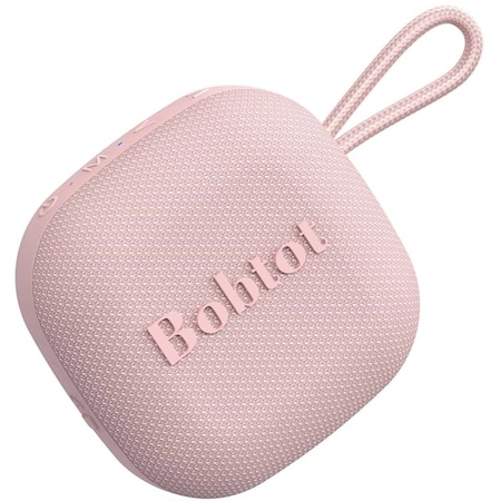Bobtot Portable Bluetooth Speakers Wireless, Pink, IPX7 Waterproof, Loud Stereo Sound, TWS, Built-in Mic, 803773