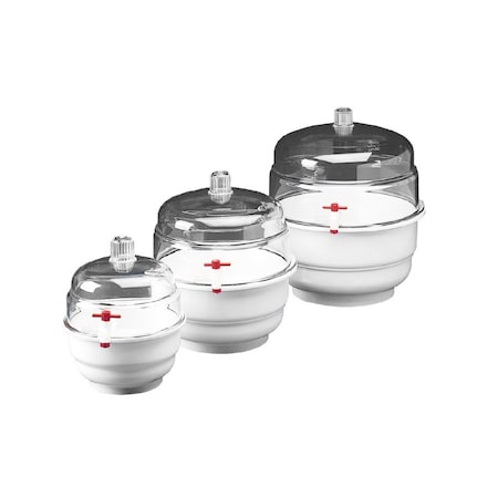 Bel-Art Space Saver Vacuum Desiccator, 9 3/4" Dia F42025