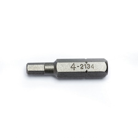 Genius Tools 263040 / 1/4in Hex Shank, 4mm Hex Screwdriver Bit 30mmL 2134