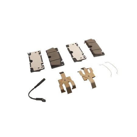Acdelco PAD KIT-FRT DISC BRK, Disc Brake Pad Set,  86579050