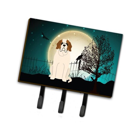 Carolines Treasures Halloween Scary Saint Bernard Leash or Key Holder BB2225TH68