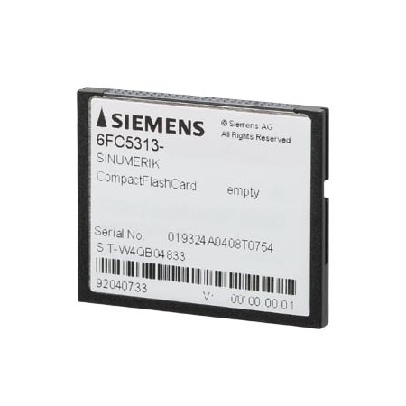 Siemens SINUMERIK COMPACTFLASH CARD 8GB EMPTY 6FC5313-6AG00-0AA0